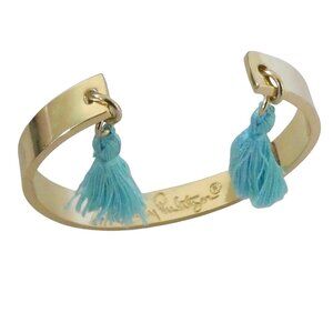 LILLY PULITZER Tassel cuff bracelet 'Rule Breakers Only'
